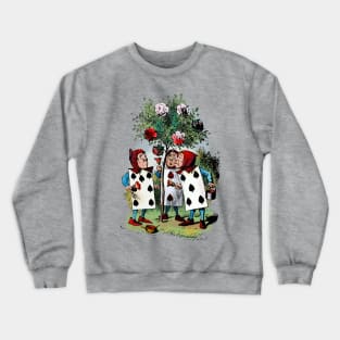 Painting the Roses Red Crewneck Sweatshirt